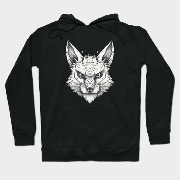 Fantasy geometric fox Hoodie by stkUA